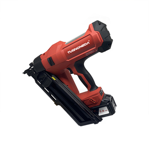 TURNONEDA 20V cloueuse à charpente au Lithium sans fil tenue dans la main 90mm tapisserie d'ameublement pistolet à clous décoratif batterie industrielle coudée à 34 degrés - Product Image 1