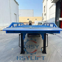 Niveleur de quai manuel de 6 à 15 tonnes Rampe pour camion Rampes de quai de chargement mobile hydraulique