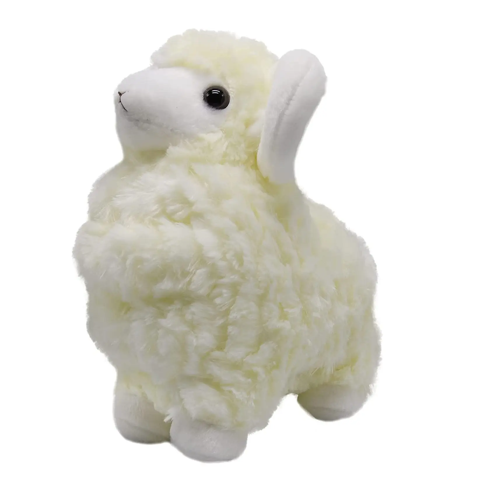 Top quality soft whit sheep cuddly stuffed animal toy baby plush Lamb doll OEM LOGO