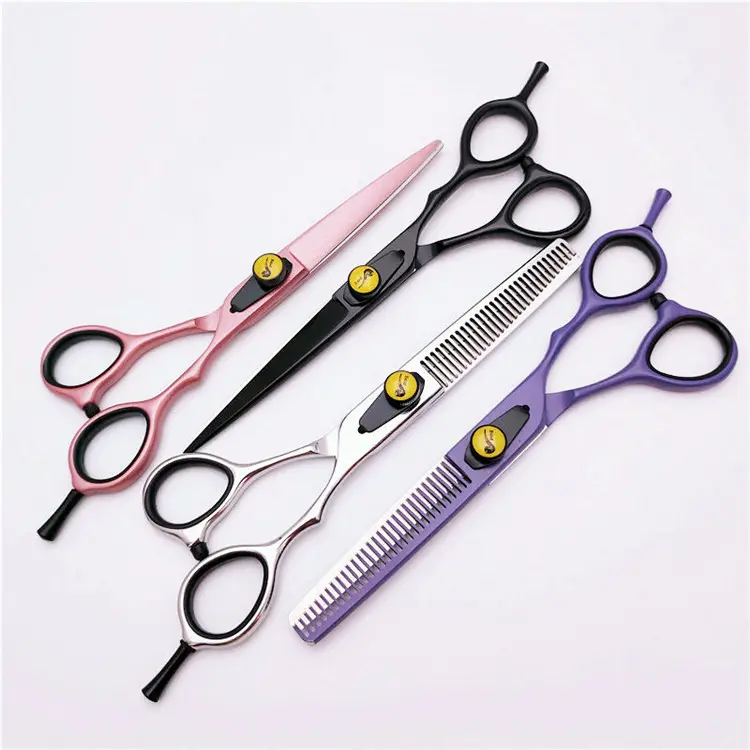 professional hair scissors cut hair cutting salon scissor barber thinning shears hairdressing scissors set