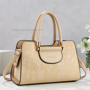 Trendy Single <b>Strap</b> Crossbody <b>Shoulder</b> Handbag for Middle-Aged Mother's Use PU Material Zipper Closure - Product Image 6