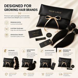 Pochette anti-poussière en satin réutilisable, durable, à texture lisse, avec nœud élégant pour la présentation de lingerie de luxe - Product Image 3