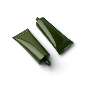 100g Glossy Green Cosmetic Soft <b>Tube</b> Facial Cleanser Hand Cream Disposable Empty Bottle PE Screw Cap Skin Care Squeeze <b>Tube</b> - Product Image 2