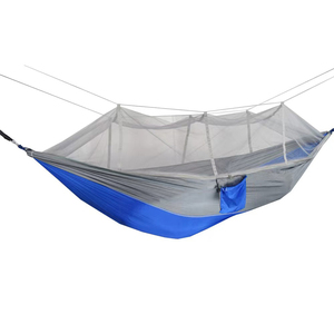 <span class=keywords><strong>Hamac</strong></span> <span class=keywords><strong>parachute</strong></span> 2 places <span class=keywords><strong>en</strong></span> nylon léger OEM ODM <span class=keywords><strong>avec</strong></span> <span class=keywords><strong>moustiquaire</strong></span> <span class=keywords><strong>en</strong></span> <span class=keywords><strong>toile</strong></span> <span class=keywords><strong>de</strong></span> coton pour le camping <span class=keywords><strong>en</strong></span> plein air, le voyage et la randonnée - Product Image 1