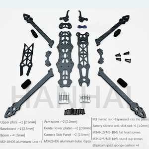 Kit de Marco de Dron de Carreras FPV Hskrc Mark4 de 5/6/7 Pulgadas y 295 mm de Distancia Entre Ejes, Piezas de Cuadricóptero de Plástico Personalizadas para Mayores de 8 Años - Product Image 6