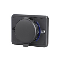 Prise de charge USB pour siège de bus, montage sur panneau filaire, DC 12V, double 3.1A, 15W, chargeurs USB 24V pour bus