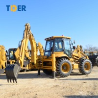 Retroexcavadora 4x4 ZT388H de la Marca TDER, Excavadora de Ruedas con Retroexcavadora