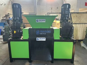 Stryker ST-DB500 đôi trục tự động Shredder 380V 15KW an toàn cao cho PP/PET/PC/Pe/PVC phế liệu chế biến kim loại - Product Image 2