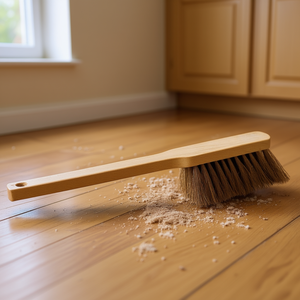 Hand <b>Brush</b> With Long Handle Coconut Fiber 45cm Natural Cleaning Tool - Product Image 3