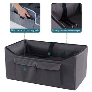 Siège auto pour chiot BSCI Factory, version améliorée, siège rehausseur de luxe portable pour chien avec laisse de sécurité à clipser - Product Image 5