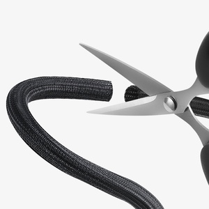 Manchon de câble tressé Nylon enveloppant boîtier manchons de câble fil pour bureau PC TV fil protecteur câble Wrap couverture 2M - Product Image 5