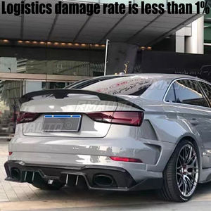 Aileron arrière de coffre en fibre de carbone véritable de haute qualité pour AUDI A3 S3 RS3 2014-2020 - Product Image 2