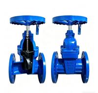 Vanne à opercule manuelle en fonte ductile à joint souple et à ressort, de qualité supérieure, pour le traitement de l'eau, pression 1.0-1.6Mpa, taille DN50-DN2000