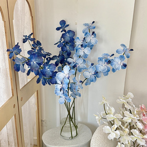 ดอกกล้วยไม้ฟาแลนนอปซิสประดิษฐ์ ผ้าไหมคุณภาพสูง จำลองเหมือนจริง ก้านเดี่ยว ตกแต่งงานแต่งงาน ตกแต่งบ้าน ตกแต่งห้องนั่งเล่น - Product Image 1