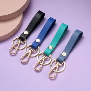 Cheap Blank Pu <b>Leather</b> Custom Photo Keyring <b>Key</b> <b>Chain</b> Rings Keychain Accessories - Product Image 4