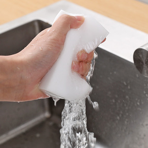 Làm Sạch Miếng Bọt Biển Nhà Máy Trực Tiếp Melamine Bọt <span class=keywords><strong>Nano</strong></span> Hình Tùy Chỉnh Tẩy Thấm Sàn Chà Sạch Trắng Ma Thuật Miếng Bọt Biển - Product Image 2