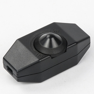 ปุ่มหรี่พลาสติกสีดำ220V แบบย้อนยุคสำหรับโคมไฟสวิตช์แบบอินไลน์ - Product Image 1