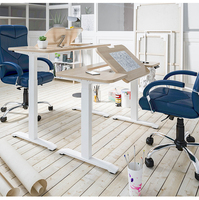 Bureau réglable électrique debout réglable en hauteur de cadre de jambe de Table de bureau