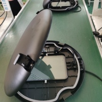 Lampe de jardin LED extérieure moderne alimentée par courant alternatif, étanche IP66, en alliage d'aluminium, avec détecteur de mouvement, intensité variable, IRC 80, angle de faisceau 75-150 pour