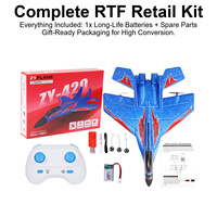 Avion de chasse télécommandé RC 2.4G, planeur léger en mousse EPP, jouet pour enfants, intérieur/extérieur