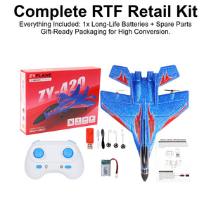 RC <strong>Fighter</strong> Jet Airplane 2.4G EPP Foam Medium 200m Dual Battery Remote Control <strong>Plane</strong> - Product Image 6