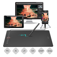 Tablero de pintura de diseño profesional 10moons I6 con lápiz óptico sin batería, bolígrafo digital, tableta de dibujo gráfico