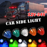 Nouvelle Lampe de Positionnement et de Clignotement LED Conique Multicolore pour Camion et Remorque, Montage en Surface 12V 24V, Rétrofit/Amélioration