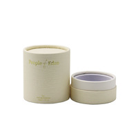 Boîte en papier kraft cylindrique écologique personnalisée, emballage en carton pour bougies de cire, verres, café, aliments, durable et éco-responsable