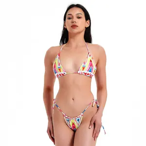 Kalite lüks 2024 brezilya mayo bikini kadın mayo kadınlar için üç parçalı bikini beachwear