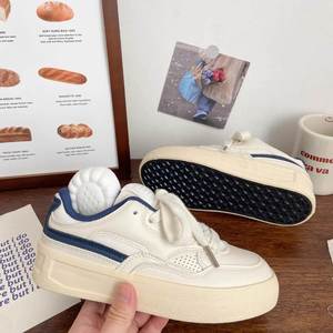 Zapatos Blancos Retro de Plataforma para Mujer, Novedad de Verano 2026, con Suela Gruesa, Versátiles, Casuales, para el Campus - Product Image 2