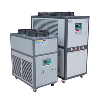 Refroidisseur industriel 10 CV pour équipement de refroidissement de film soufflé et unité de condenseur de moulage par injection refroidi par air