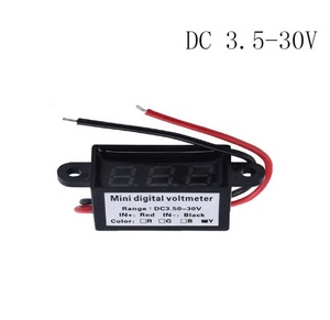 Taidacent 0.28 Inch DC3.5-30V Không Thấm Nước 2 Dây Kỹ Thuật Số <span class=keywords><strong>Volt</strong></span> <span class=keywords><strong>Meter</strong></span> Mini Kỹ Thuật Số DC Vôn Kế Bảng Điều Chỉnh LED Hiển Thị Điện Áp <span class=keywords><strong>Meter</strong></span> - Product Image 4