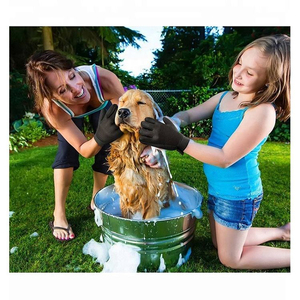 Reusable Portable Double Sided Static Remover Gloves Self Cleaning for <b>Dog</b> Cat Hair Removal <b>Couch</b> Carpet Car Seat-Made Polyester - Product Image 4
