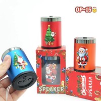 Nouvelle version du haut-parleur sans fil portable OP-15 Santa Claus, mini enceinte portable d'extérieur, cadeaux de haute qualité, lecteur DJ