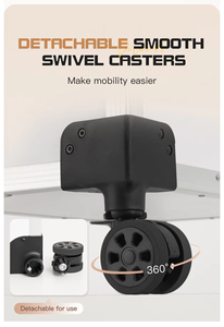 Mesa <span class=keywords><strong>de</strong></span> Manicura Móvil Obox - Diseño <span class=keywords><strong>de</strong></span> <span class=keywords><strong>Maleta</strong></span> Plegable con Bluetooth y Ruedas Bloqueables - Product Image 3