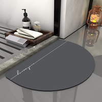 Tapis de sol de douche en diatomite absorbant antidérapant à séchage rapide Tapis de salle de bain Tapis de pieds Tapis de bain en marbre de diatomée à séchage rapide