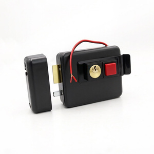 Cerradura de Seguridad Duradera de Acero Inoxidable <span class=keywords><strong>para</strong></span> Puerta, Cerradura Eléctrica de Borde de 12V con Pestillo de Latón, Cerraduras Electrónicas de Superficie <span class=keywords><strong>para</strong></span> Portones con Llave - Product Image 2