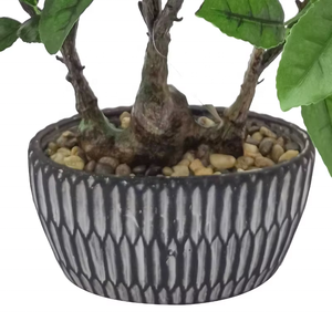 Bas prix oranger artificiel 60cm de haut Simulation plantes vertes dessus de Table pour salon décoration d'hôtel - Product Image 6