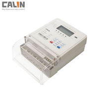 Compteur d'électricité prépayé triphasé CA368-ET01 avec clavier CT, grand écran LCD, communication sans fil RF/LoRa/PLC, système de distribution