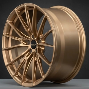 Jantes en alliage forgé personnalisées de 18, 19, 20 et 21 pouces, 5x112, bronze, pour <span class=keywords><strong>Audi</strong></span> <span class=keywords><strong>A3</strong></span> A4 A6 A7 A8 Q5 S5, jantes sport performance - Product Image 3