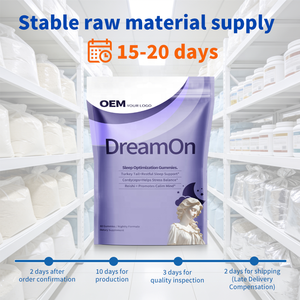 Gomitas para Dormir OEM, Mejora la Calidad del Sueño, Listas para FBA, Suministro a Granel Estable, Prueba COA para Vendedores de Plataformas de Comercio Electrónico - Product Image 3