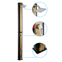 Jade Jade 35l Colonne de Douche Portable Solaire de Jardin Extérieur pour Piscine Plage Lieux Publics