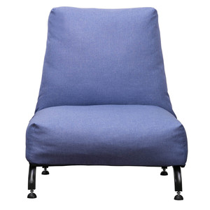 <b>Fabric</b> Armless <b>Chair</b> Blue 51.2x27.5x7.8 In Living Room <b>Recliner</b> - Product Image 2