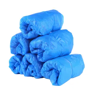 Plastic Anti-Dust Overshoes Foot Covers PPE Consumable Anti Slip Protective Disposable Caps Shoe Covers Non Slip