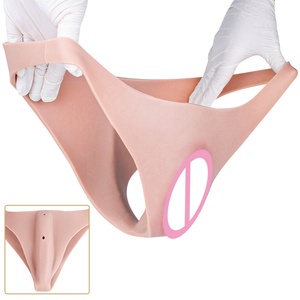 กางเกงในซิลิโคนกันน้ำ FAAK-G1226 สำหรับสาวประเภทสอง MTF ใช้ได้ทุกวัน ช่องคลอดซิลิโคนเสมือนจริง - Product Image 1