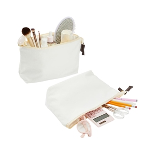 Customized Cute Cartoon Canvas Zipper <b>String</b> Handle Large Eco-Friendly Durable Portable Fashion Personalized Makeup <b>Bag</b> - Product Image 1