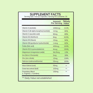 OEM/ODM Motility Boost für männliche Spermien und Energie mit Zink vitaminen Ginseng CoQ10 Pills Supplements Natural Men Fertility Capsules - Product Image 3