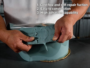 Cinta Viscoelástica Flexible Anticorrosiva en Rollo para Protección de Tuberías de Petróleo, Gas y Agua - Product Image 2