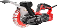 Mesin Pemotong Alur Dinding Listrik 1600W dengan Mata Pisau Berlian 160mm 7000RPM, Pemotong Alur 35x40mm untuk Beton Bata OEM
