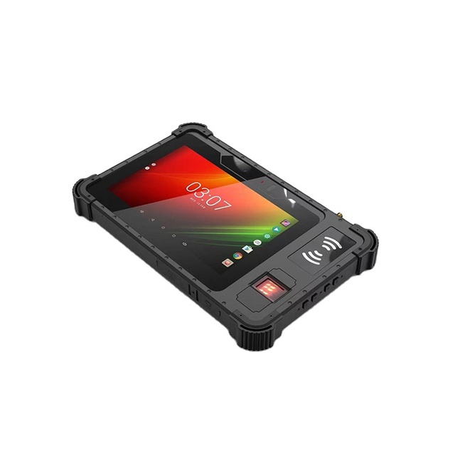 8-Inch Android Rugged Handheld Tablet PC Fingerprint Scanner Barcode Reader Industrial Data Collector RFID Stock Available PDAs